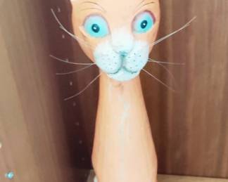 WOODEN CAT