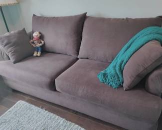 EGGPLANT (COLOR) SOFA BED, DELUXE