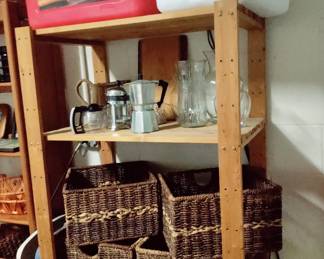 LARGE SELECTION OF WICKER AND RATTAN BASKETS