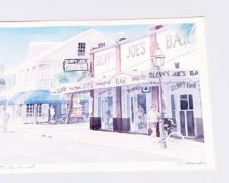 SLOPPY JOE'S BAR - KEY WEST, SIGNED