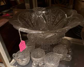 glasspunchbowlset