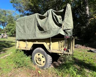 6). Military Utility Trailer - Manufactured in 10-87,