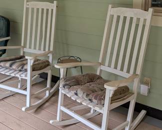 Wood rocking chairs