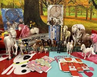 Horse Ranch Playset Bundle – Figures, Stable, DVD's & Fun Extras