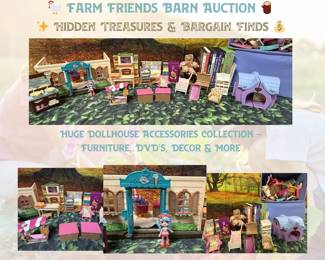 Huge Dollhouse Accessories Collection – Furniture, DVD's, Decor & More