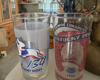 Kentucky derby glasses