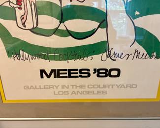 Framed Art by Jim Mees - Star Trek Set Decorator James Mees, 1955-2013