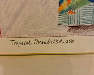 Signed - Susan Singleton - Tropical Threads/Ed. 2500 