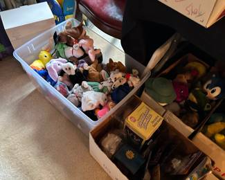 Beanie baby collection.
