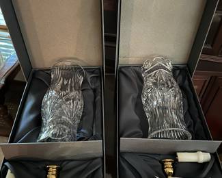 Waterford candle holders