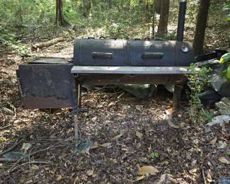 Heavy Duty Double Grill with Firebox