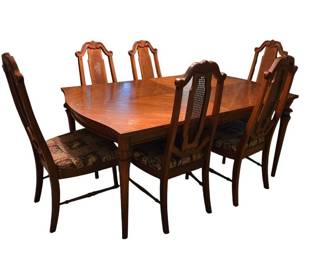 Mid Century Table with 6 Chairs