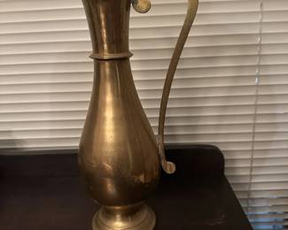 Vintage Brass Pitcher