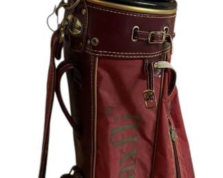 Vintage Dunlop Maxfli Golf Bag and Set of Northwestern Clubs