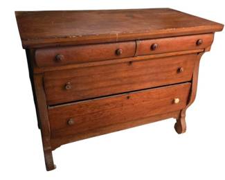 Antique 3 Drawer Dresser No Mirror
