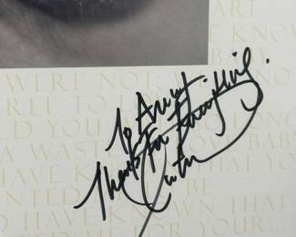 Autographed Luther Vandross 1997 World Tour Memorabilia – Framed Collectible with Key Display