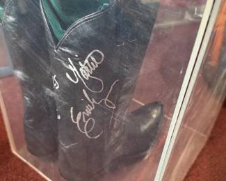 Signed Cowboy Boots by The Chicks (Dixie Chicks) – Autographed by Martie Maguire and Emily Strayer