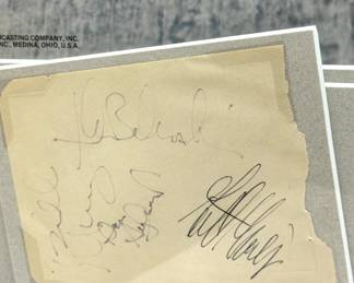 Vintage 1970s SNL Autograph Collection – Original Cast Signatures Framed Display