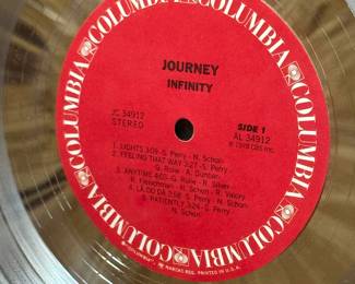 Authentic 1978 RIAA Platinum LP Award – Journey ‘Infinity’ – Columbia Records – Arny Granat Presentation