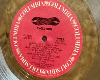 Authentic RIAA Gold LP Award – Journey ‘Evolution’ 1979 – Columbia Records – Arny Granat Presentation