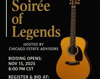 LIVE AUCTION: NOVEMBER 15th - 8PM - 9:30PM!
(Purchase VIP TICKETS to bid prior to 8pm)
https://givebutter.com/c/soireeoflegends/auction