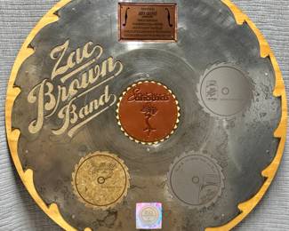 Zac Brown Band RIAA Certified Award – Presented to Arny Granat, Jam Productions (Gold & Platinum Albums)