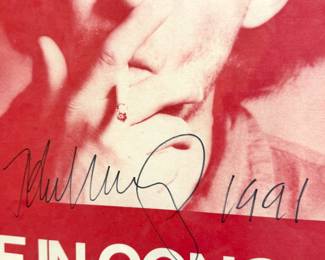 Autographed John Cougar (John Mellencamp) Live in Concert Poster – 1979 B’Ginnings Show, Signed 1991