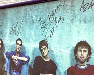 Autographed Matchbox Twenty Poster – Rob Thomas & Band Signatures, Framed Rock Collectible