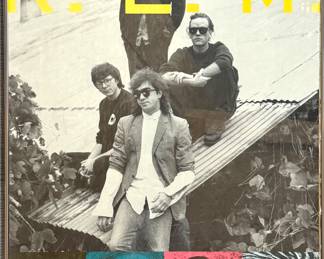 R.E.M. Green World Tour 1989 Original Poster – Vintage Warner Bros. Promo