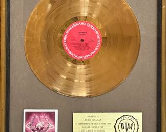 Journey ‘Infinity’ Gold Record Plaque – 1978 RIAA Certified – Arny Granat Presentation