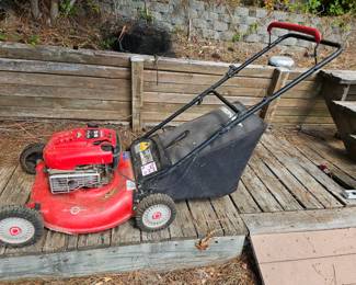 WORKING PUSH MOWER