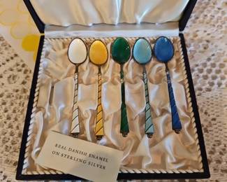 DANISH STERLING SILVER SPOONS