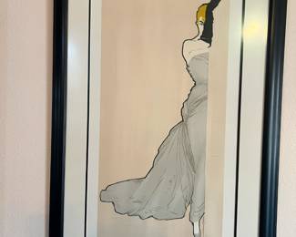 Rene Gruau La Rose Rouge signed and numbered