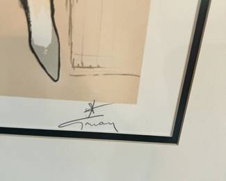 Rene Gruau La Rose Rouge signed and numbered