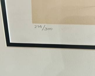 Rene Gruau La Rose Rouge signed and numbered