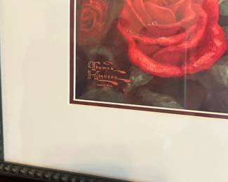 more on the Perfect Red Rose Painting 