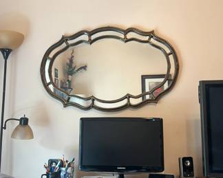 large antique mirror