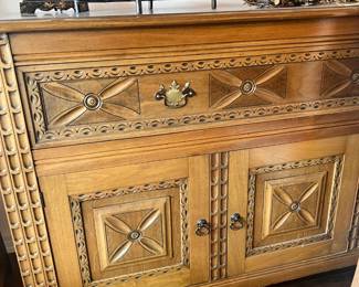 Bakers Furniture 1920's Dining room buffet- part of a large dining room set 