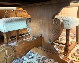 more photos of Bakers 1920's dining room table set