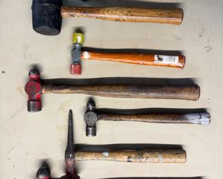 Variety of hammers