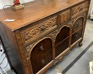 Early 20th century carved sideboard