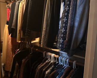 Soooo many designer leather, fur short jackets. Texture andcdetail