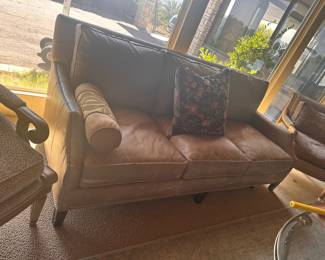 Leather sofa