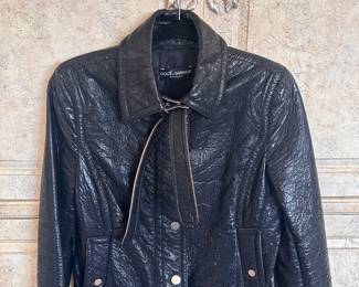 Dolche and Gabbana leather Bomber Jacket.