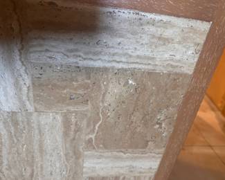 Travertine front