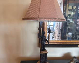 Full view of Frederick Copper lamp