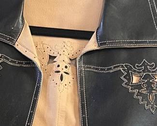 Beautiful supple Escada leather jacket