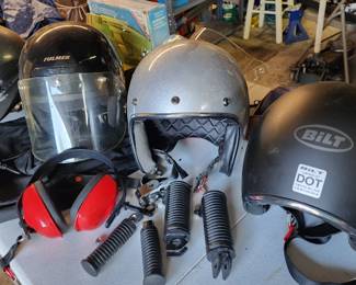 Variety of Helmets in this home