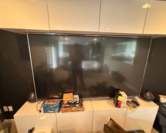 flat screen tv, tv stand