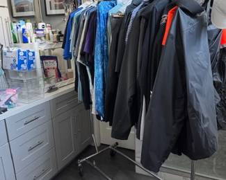 More clothing and shoes, toiletries